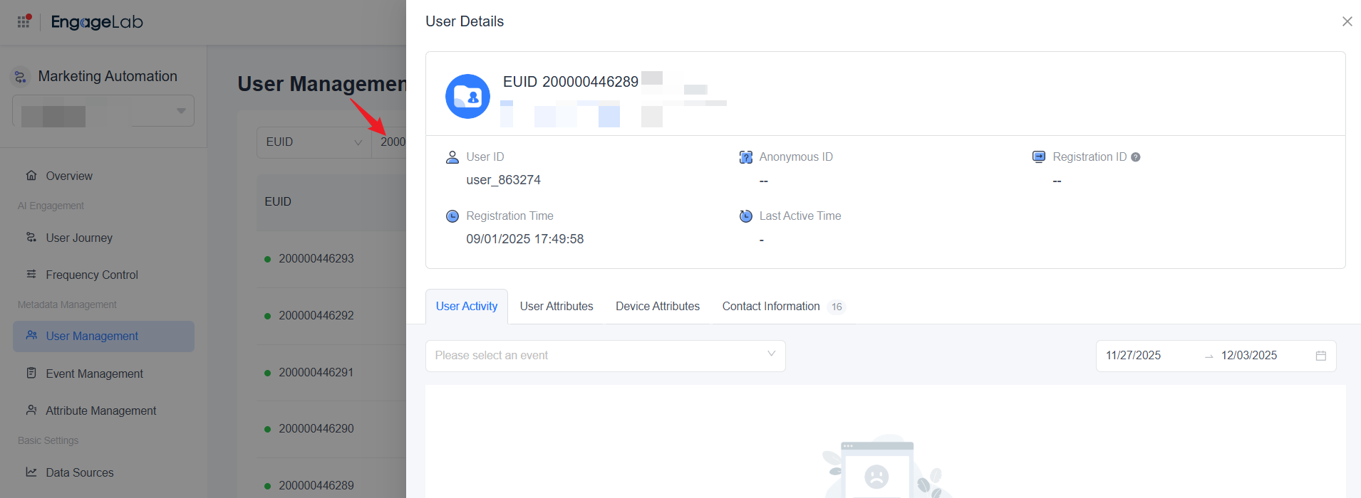 Validate User Identifiers