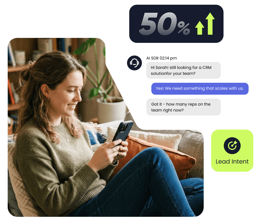 Conversational Sales Hero Banner