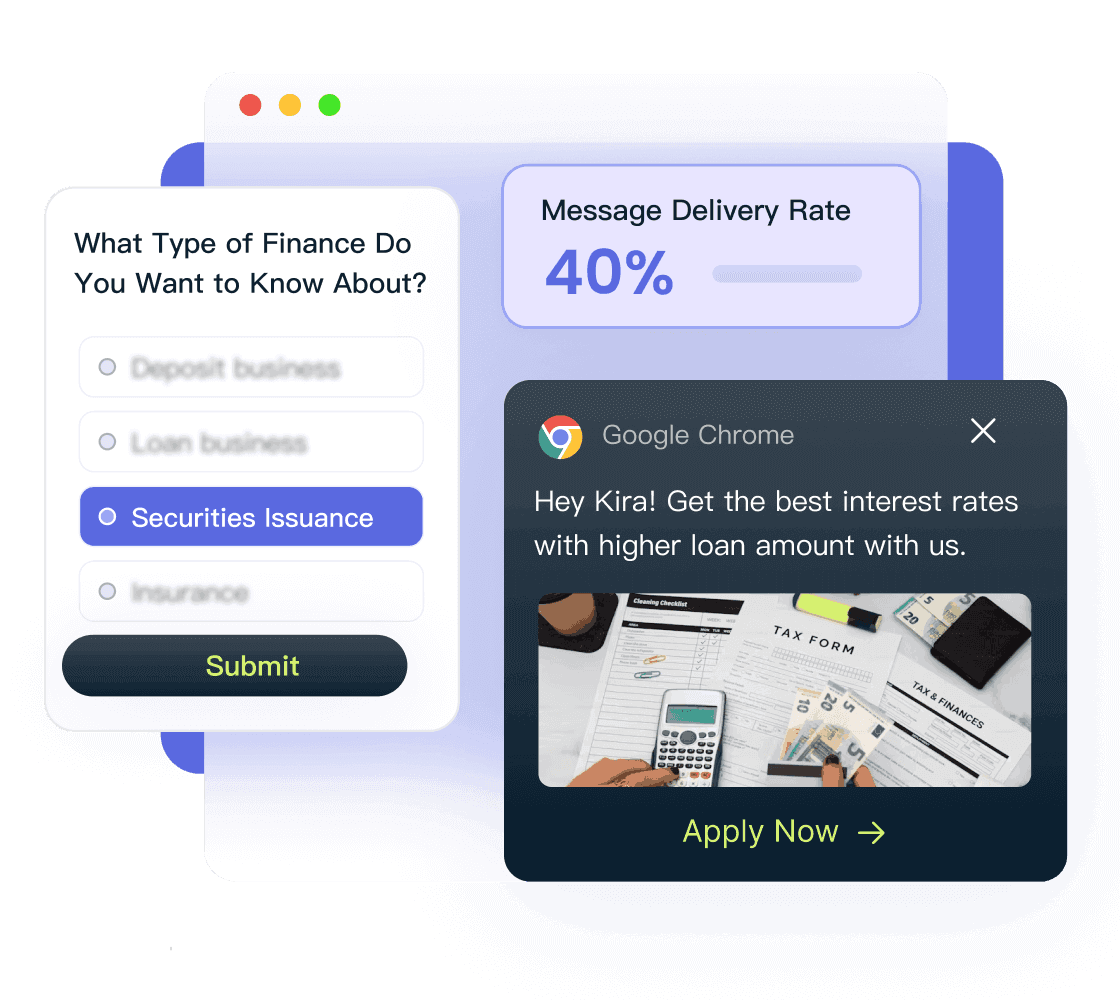 Web Push Header Banner