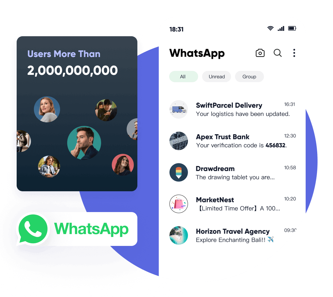 WhatsApp Business API Header Banner